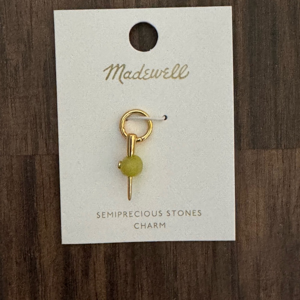 Madewell semiprecious stones charm